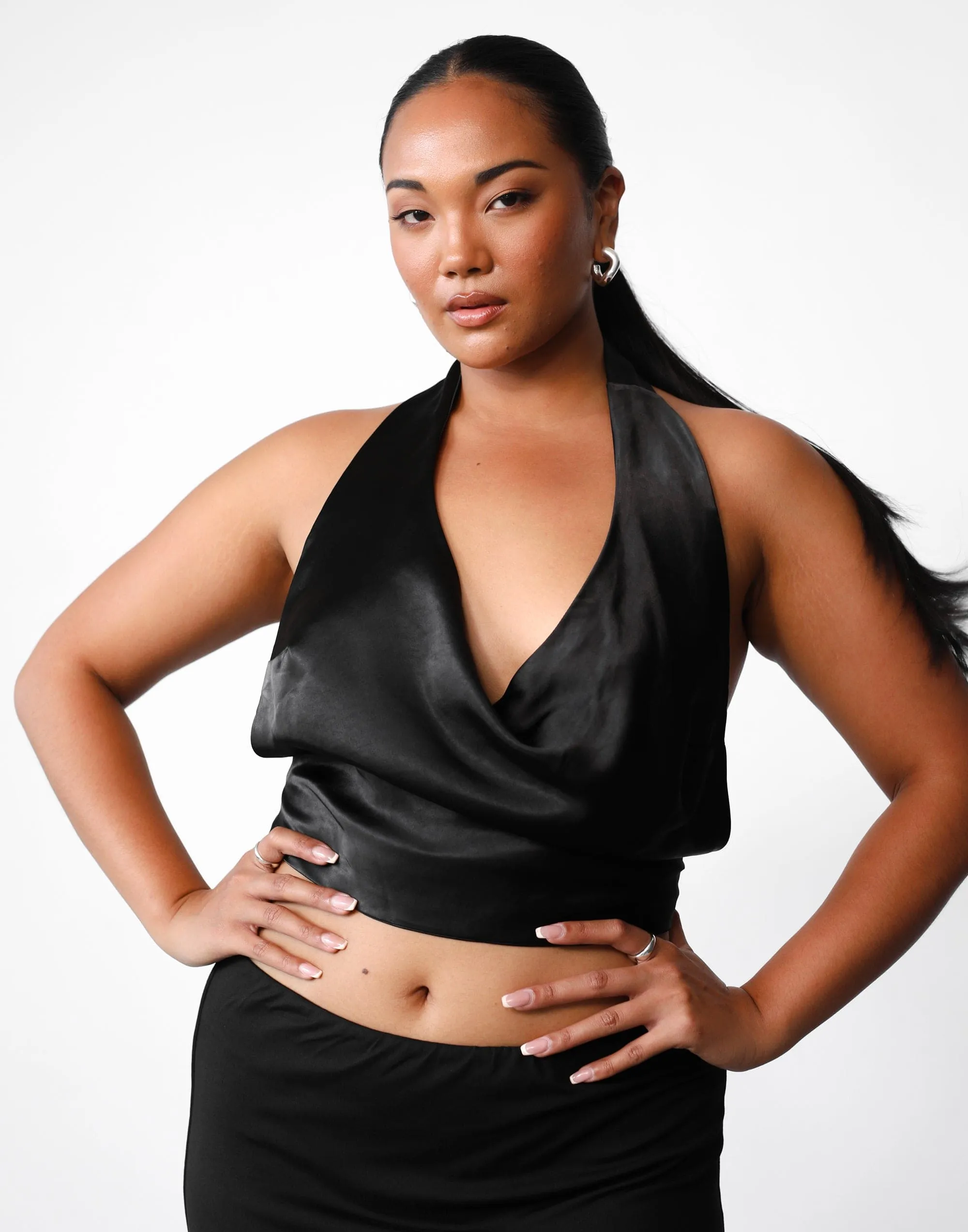 Heidi Halter Top (Black) sold by Charcoal Clothing product image thumbnail 5