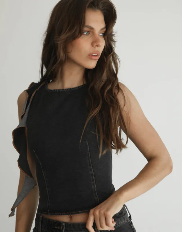 Rendezvous Top (Charcoal) - By Lioness sold by Charcoal Clothing
