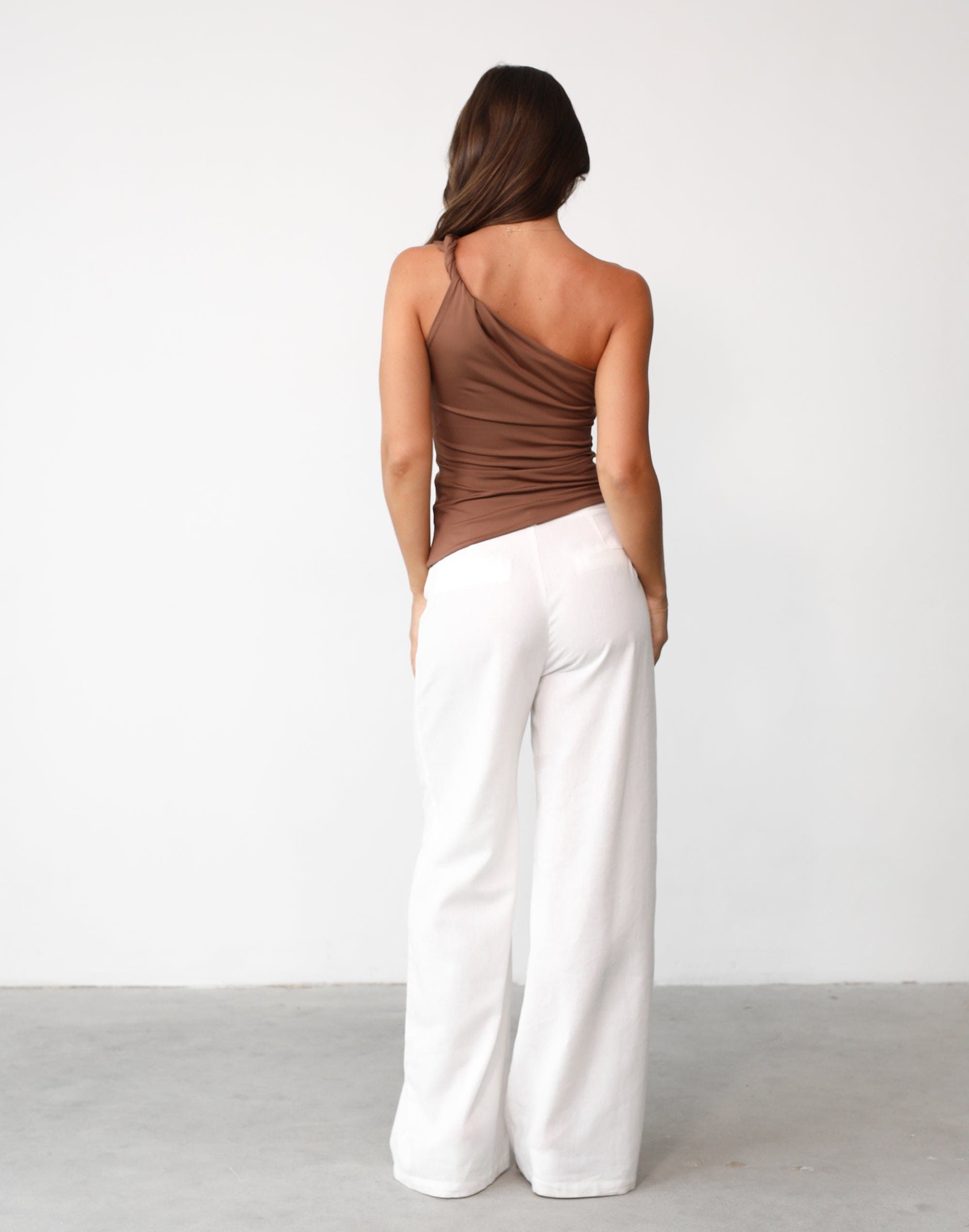 Unveiling One Shoulder Top (Chocolate) - By Lioness sold by Charcoal Clothing product image thumbnail 5