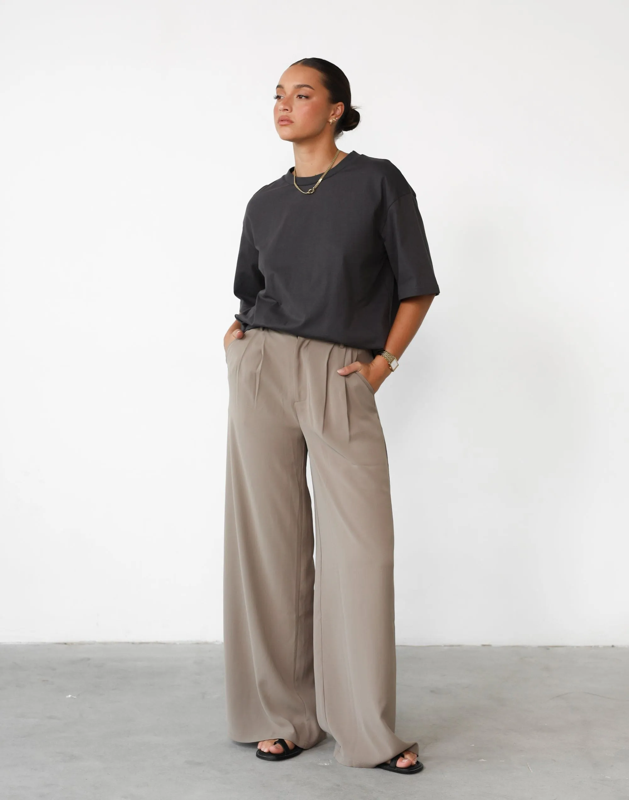 Luca Oversized Tee (Slate) sold by Charcoal Clothing product image thumbnail 5