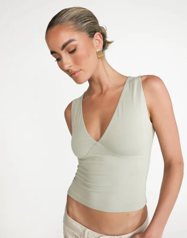 Zira Top (Seagrass) sold by Charcoal Clothing