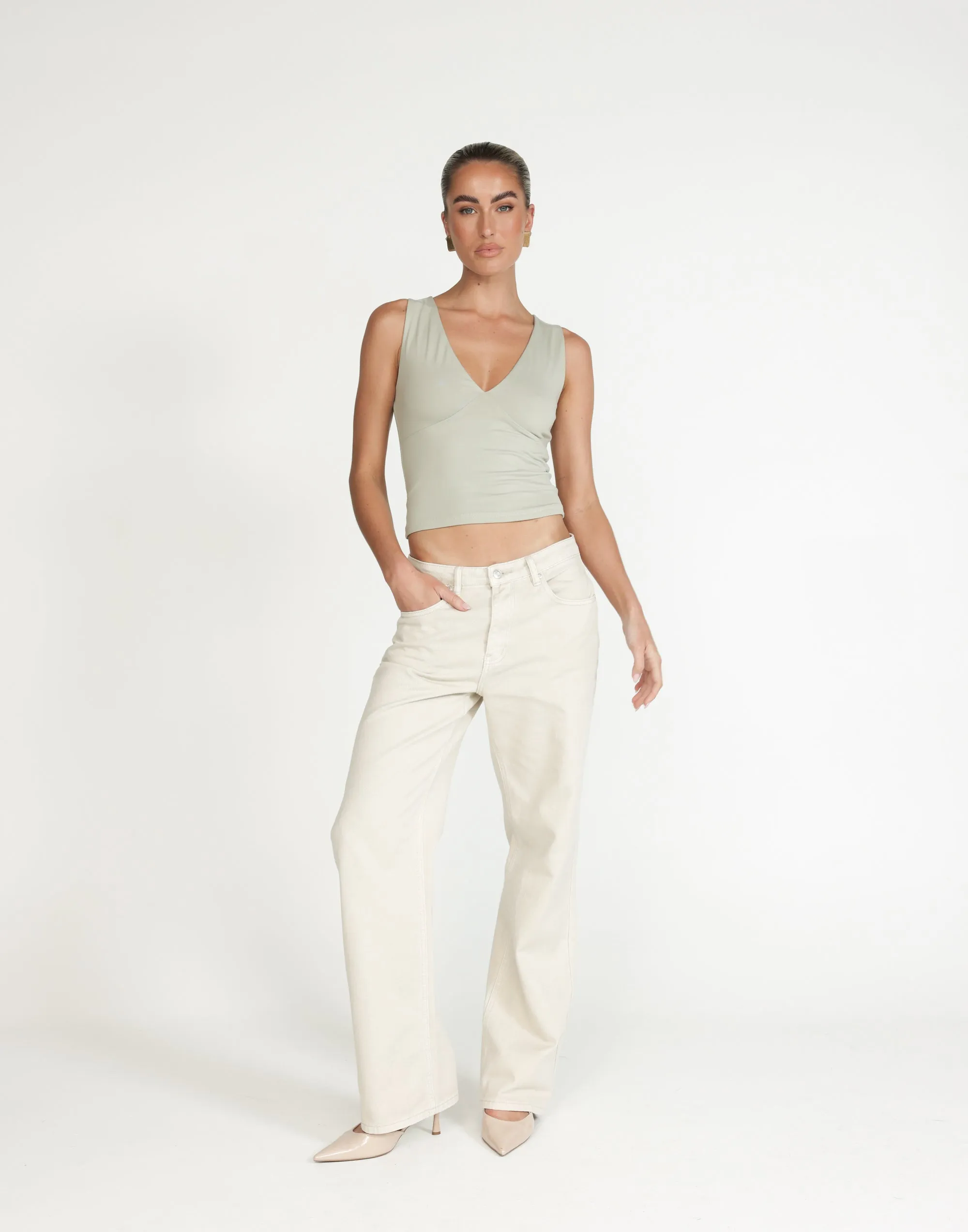 Zira Top (Seagrass) sold by Charcoal Clothing product image thumbnail 3