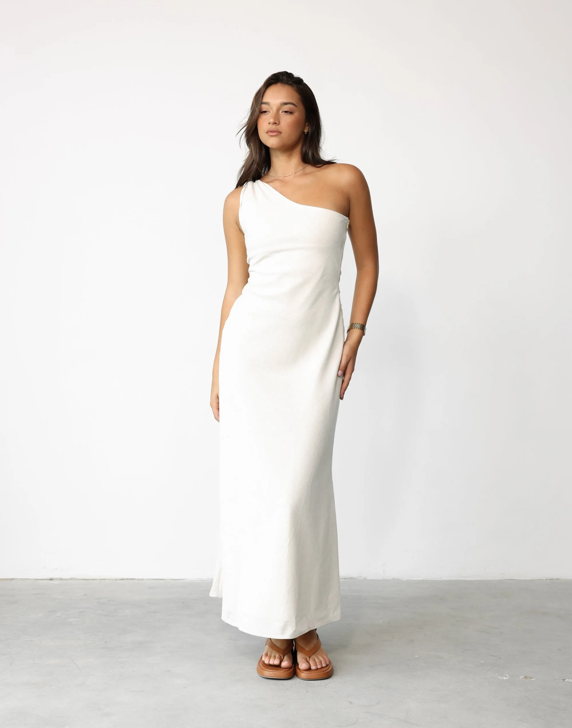 Rema Maxi Dress (Oat) sold by Charcoal Clothing product image thumbnail 3