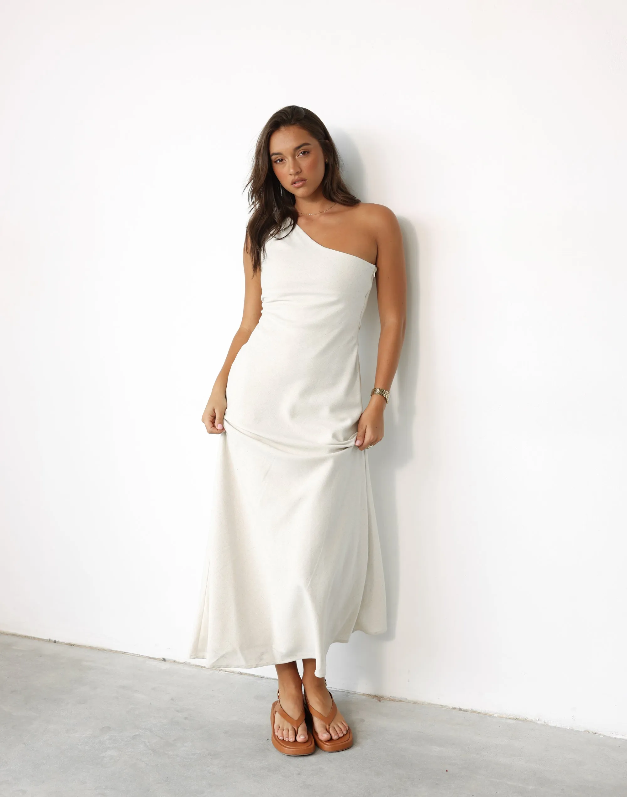 Rema Maxi Dress (Oat) sold by Charcoal Clothing product image thumbnail 4