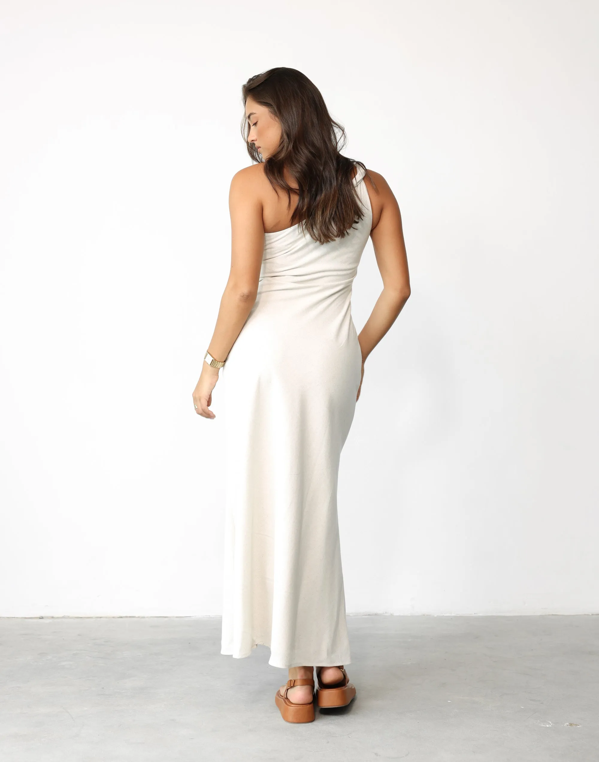 Rema Maxi Dress (Oat) sold by Charcoal Clothing product image thumbnail 5