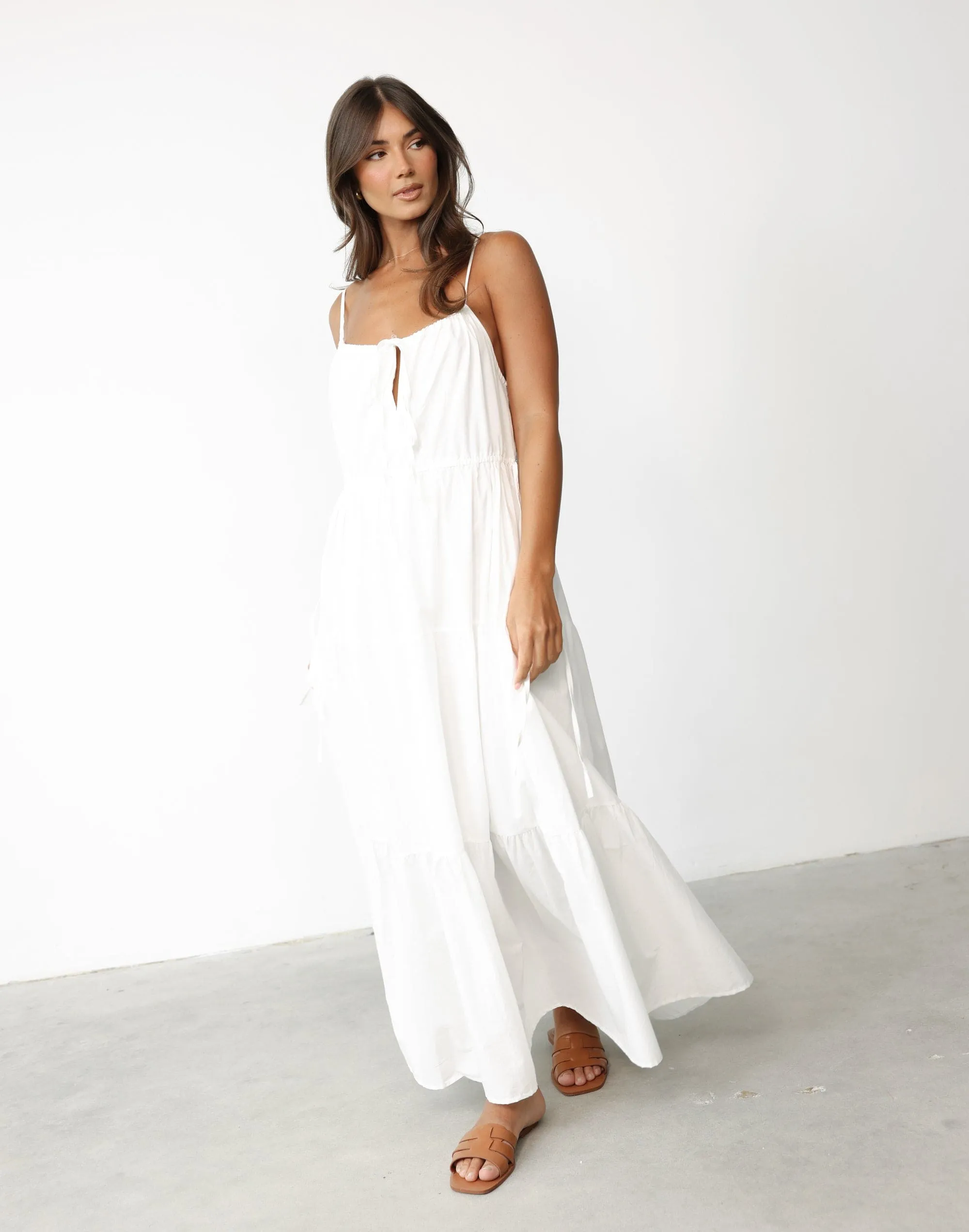 Vanille Maxi Dress (White) sold by Charcoal Clothing product image thumbnail 5