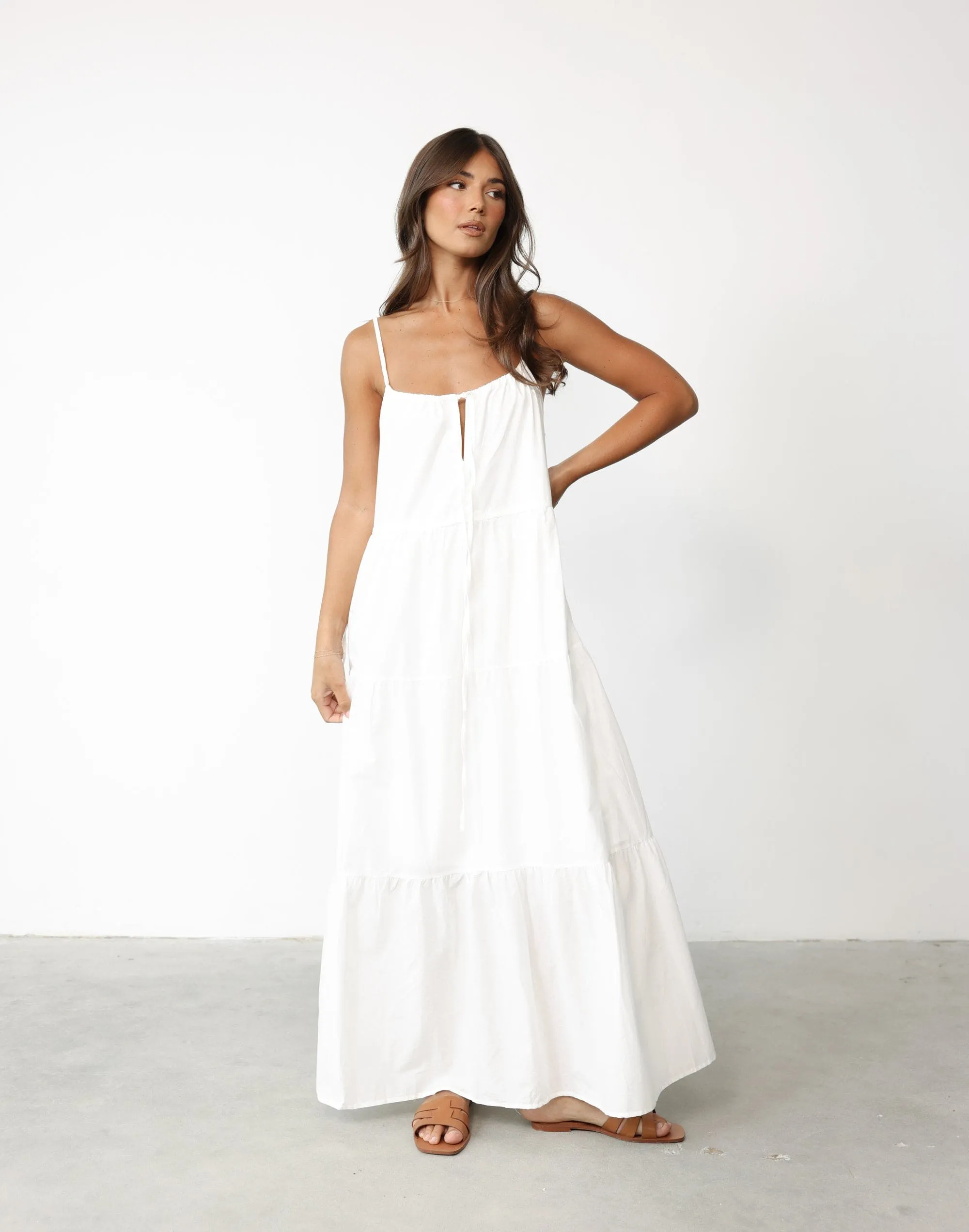 Vanille Maxi Dress (White) sold by Charcoal Clothing product image thumbnail 4