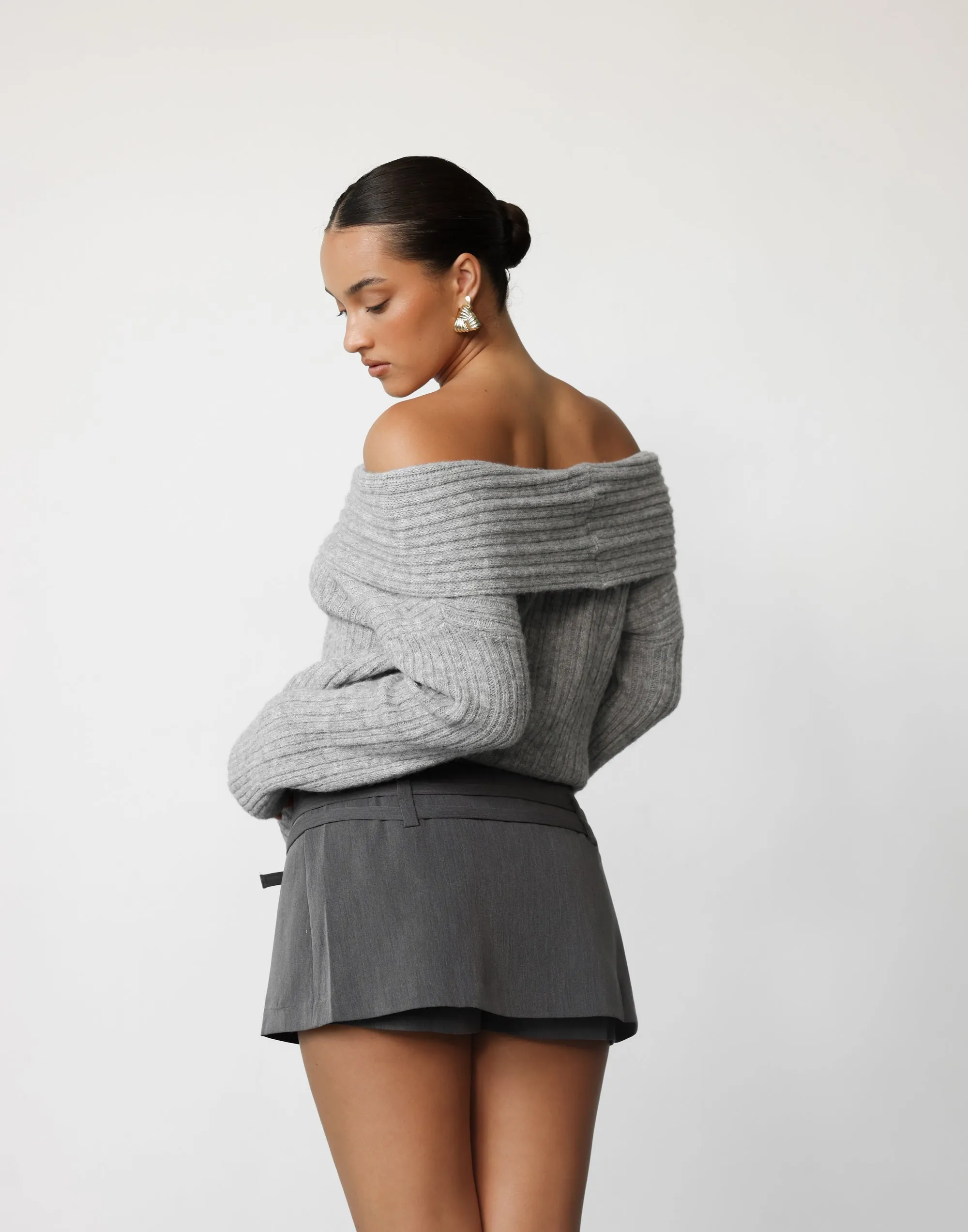 Duece Skort (Grey) - By Lioness sold by Charcoal Clothing product image thumbnail 4