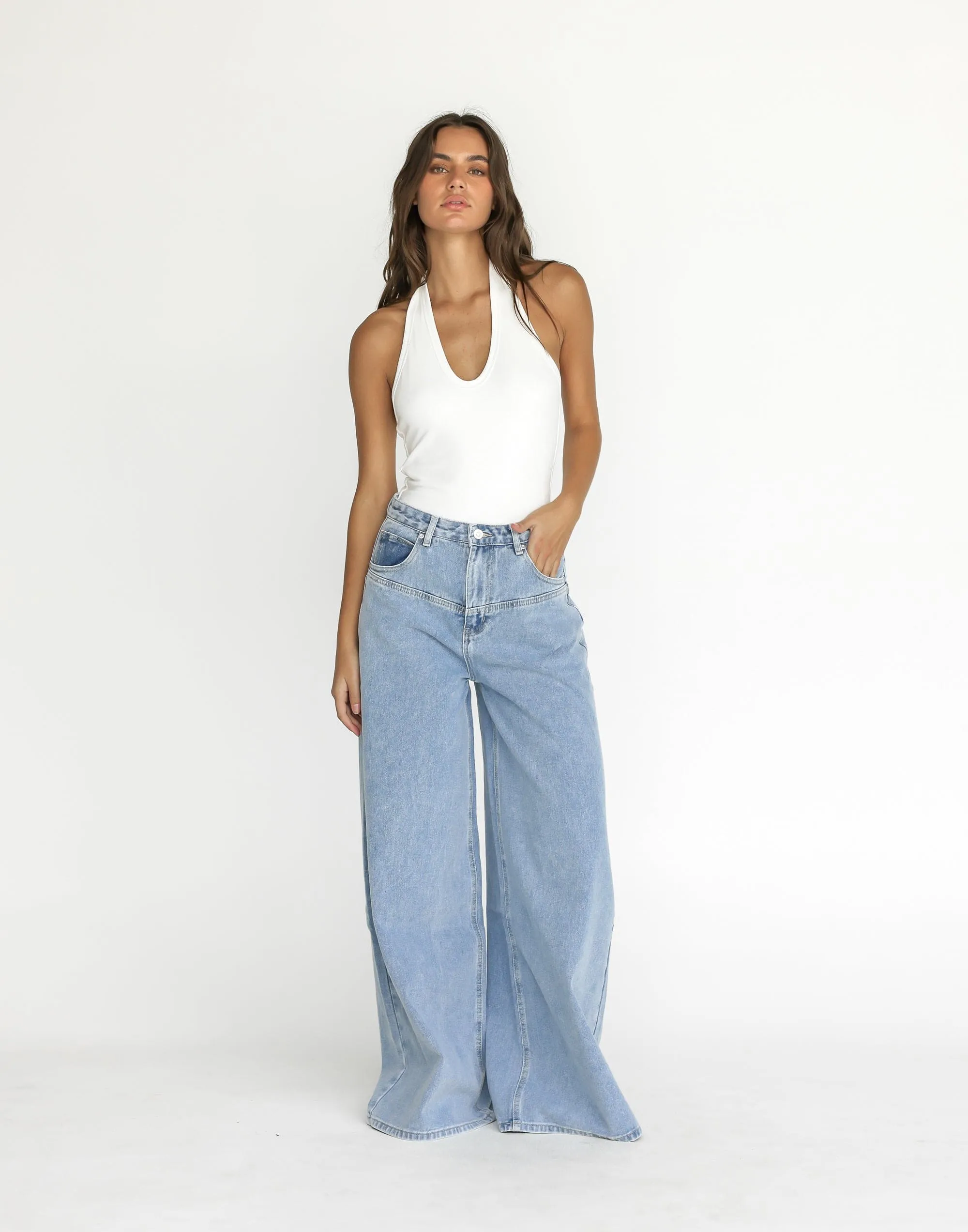 Arwen Bodysuit (White) sold by Charcoal Clothing