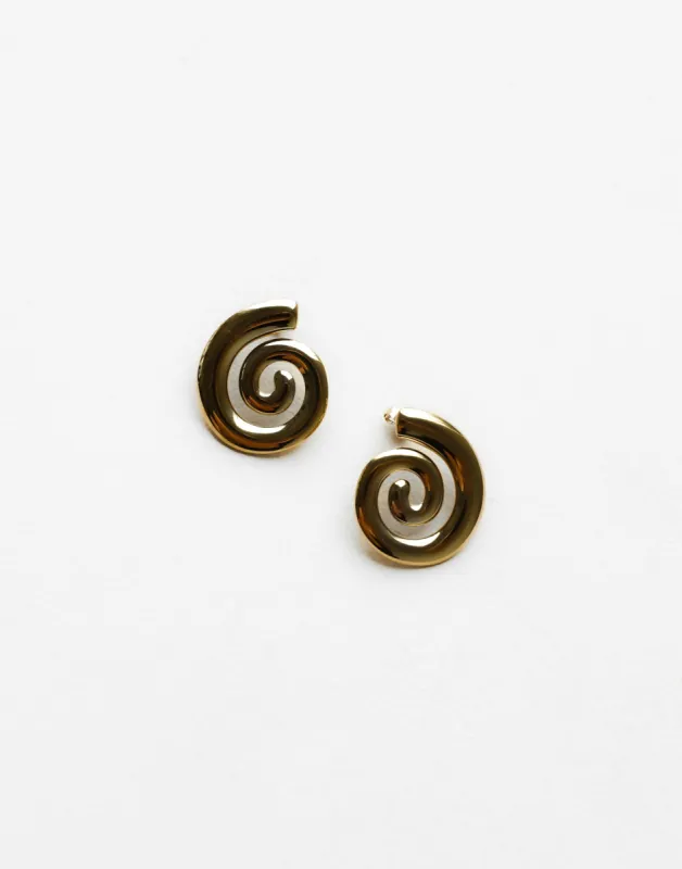 Janella Earrings (Gold) sold by Charcoal Clothing