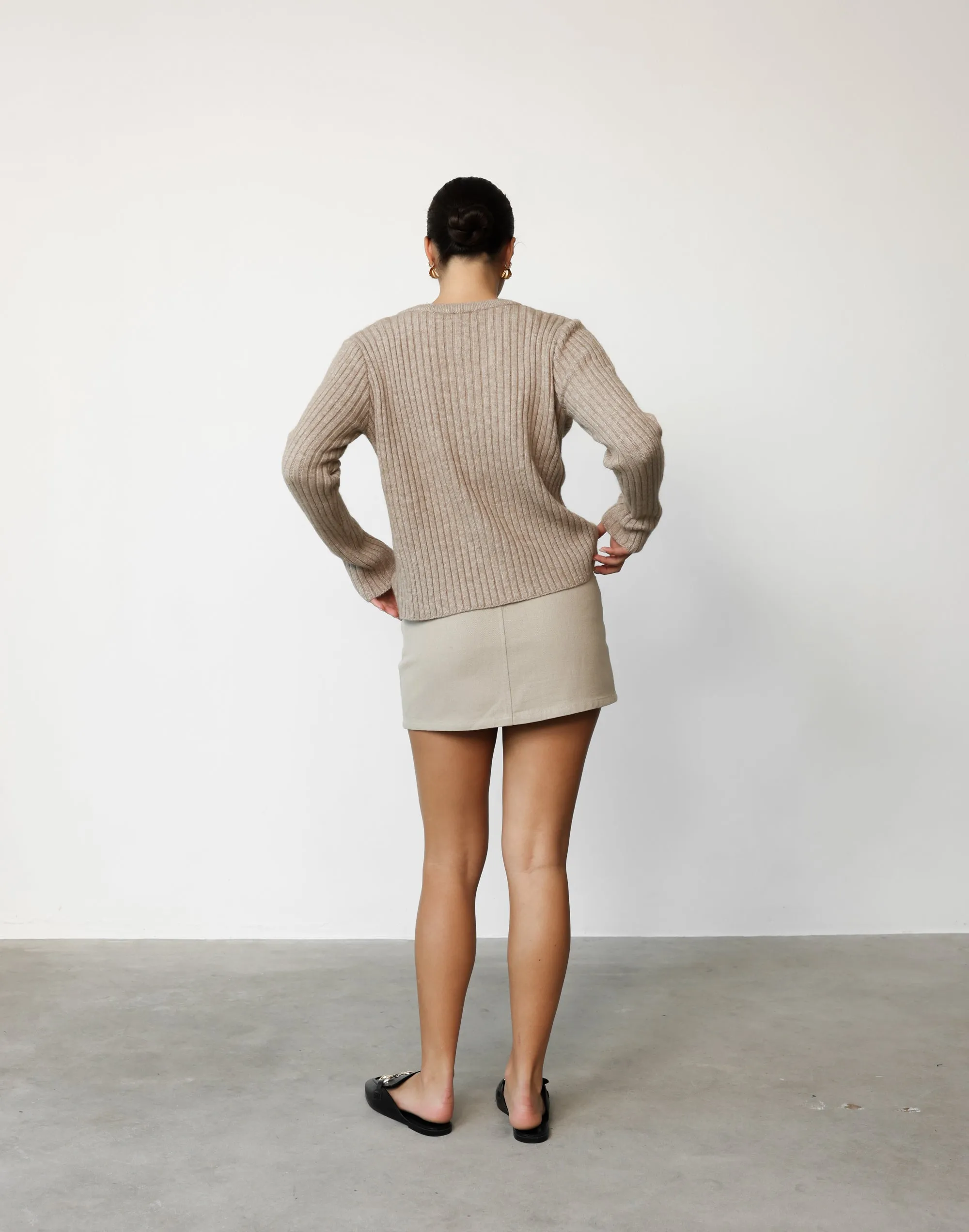 Aiko Cardigan (Beige) sold by Charcoal Clothing product image thumbnail 3