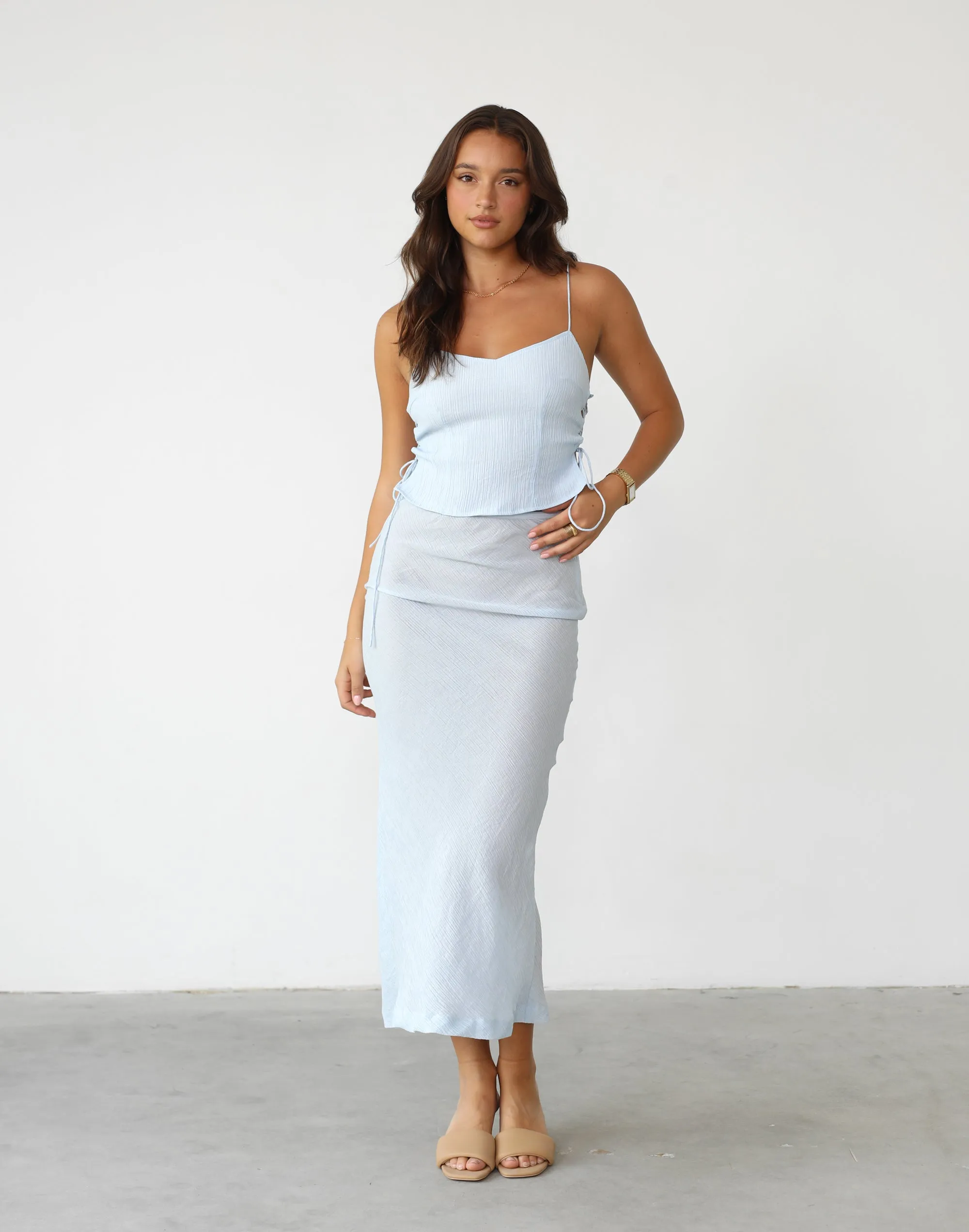 Endless Maxi Skirt (Pale Blue) - By Lioness sold by Charcoal Clothing product image thumbnail 4