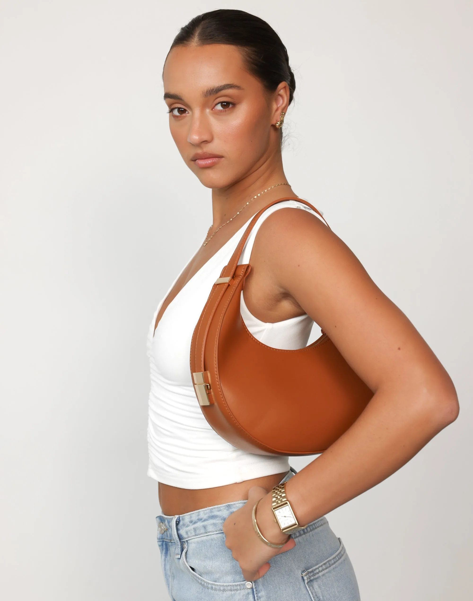 Katie Handle Bag (Tan) - By Billini sold by Charcoal Clothing product image thumbnail 2
