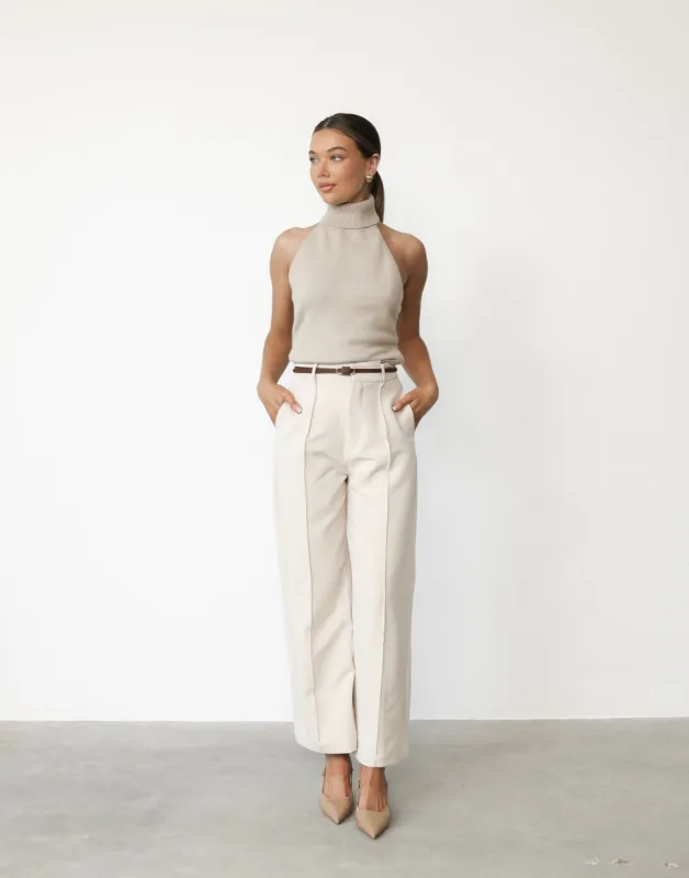 Colden Pants (Oat) - Petite sold by Charcoal Clothing