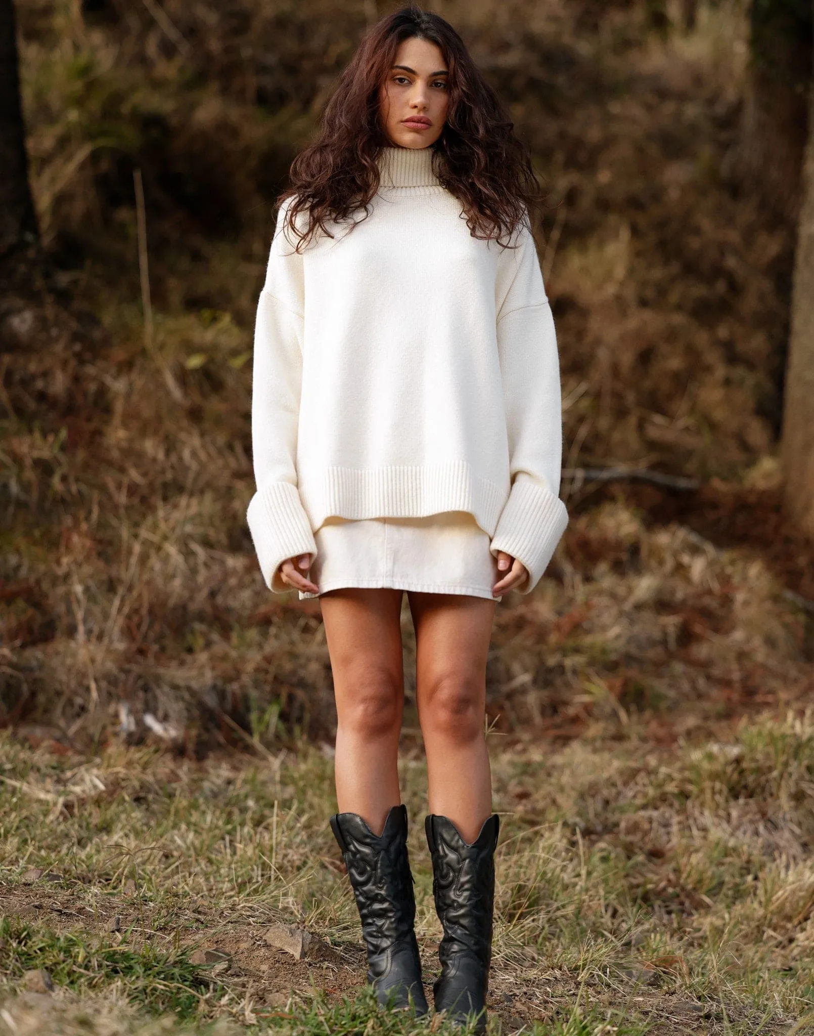 Riri Mini Skirt (Pumice) sold by Charcoal Clothing product image thumbnail 5