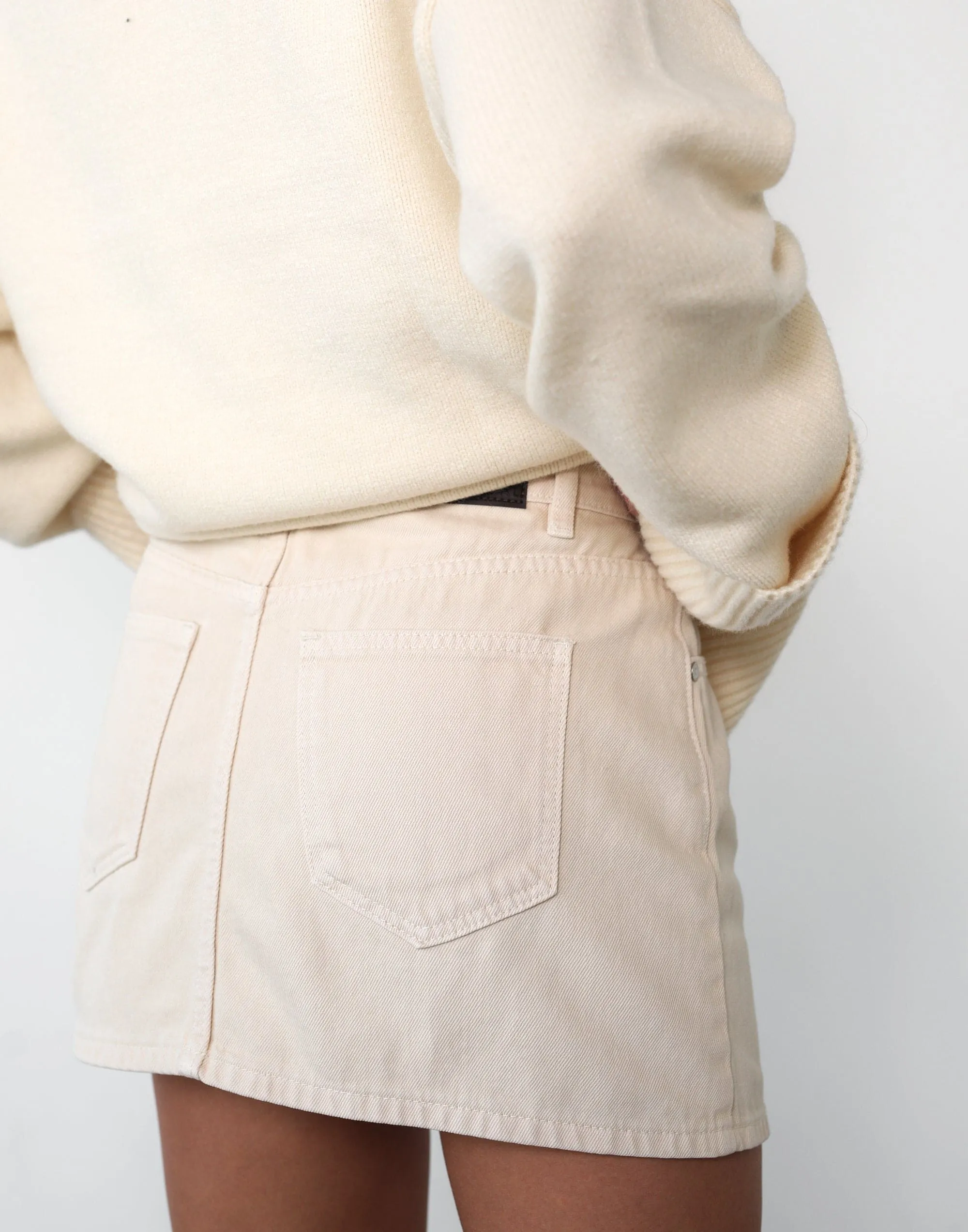 Riri Mini Skirt (Pumice) sold by Charcoal Clothing product image thumbnail 4