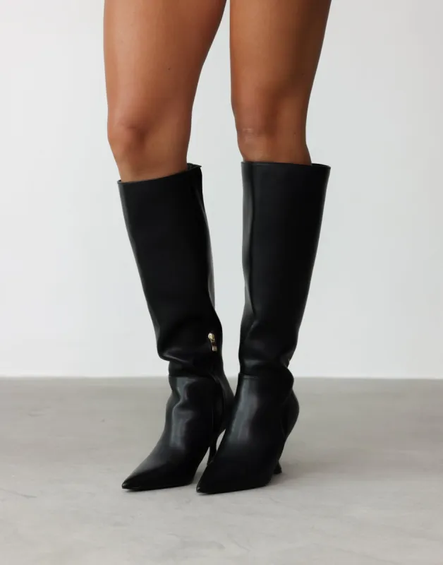 Ilissa Boots (Black) - By Billini sold by Charcoal Clothing