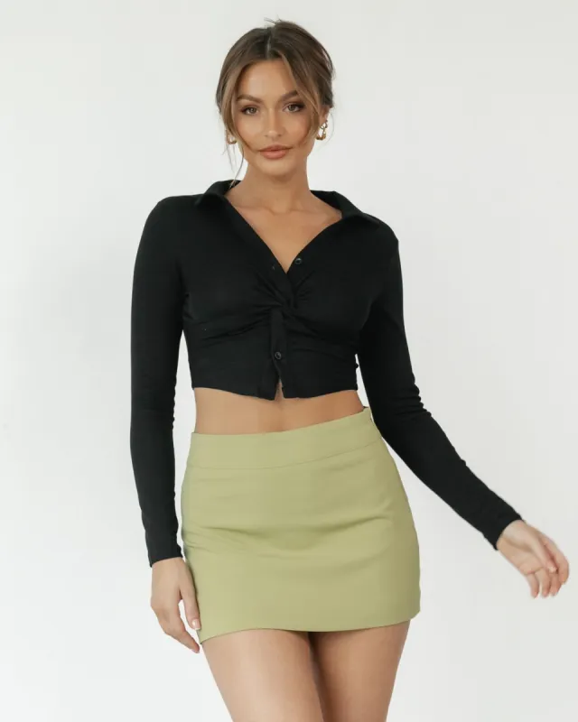 Ally Top (Black) sold by Charcoal Clothing