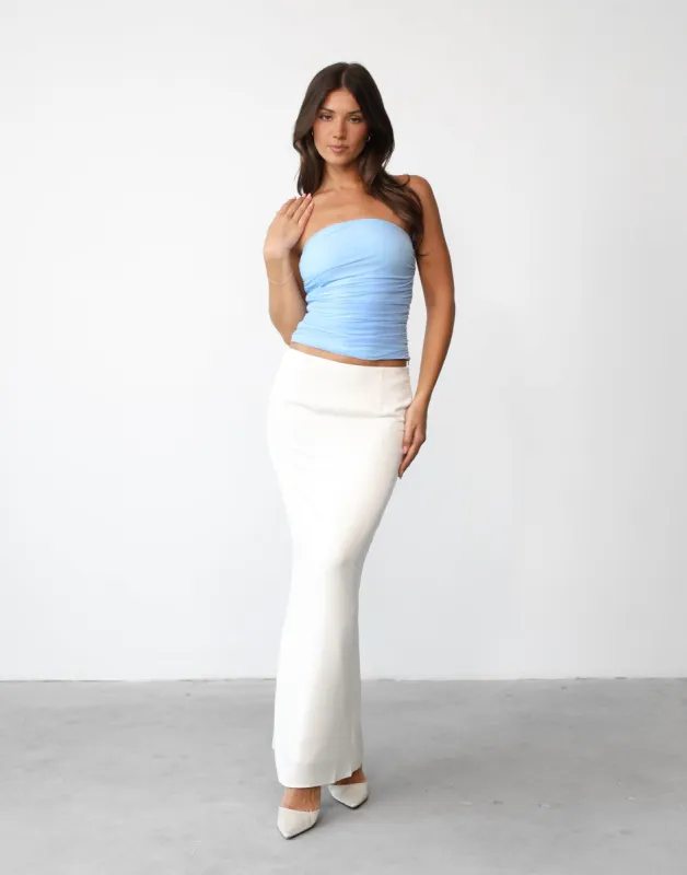 Viviana Maxi Skirt (Cream) sold by Charcoal Clothing