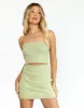 Ashley Knit Mini Skirt (Sage) sold by Charcoal Clothing