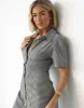 Lua Maxi Dress (Black Gingham) sold by Charcoal Clothing