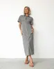 Lua Maxi Dress (Black Gingham) sold by Charcoal Clothing