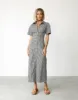 Lua Maxi Dress (Black Gingham) sold by Charcoal Clothing