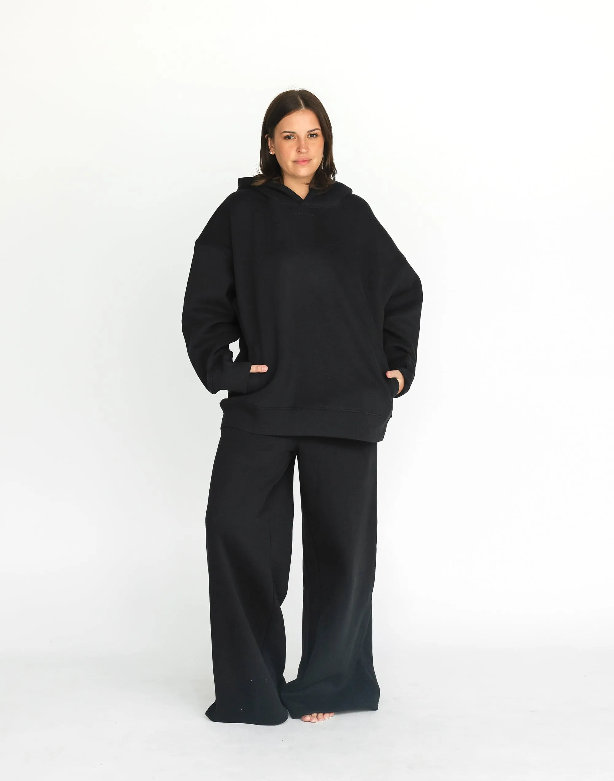 River Wide Leg Tracksuit Pants (Black) sold by Charcoal Clothing product image thumbnail 5