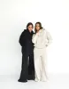 River Wide Leg Tracksuit Pants (Black) sold by Charcoal Clothing