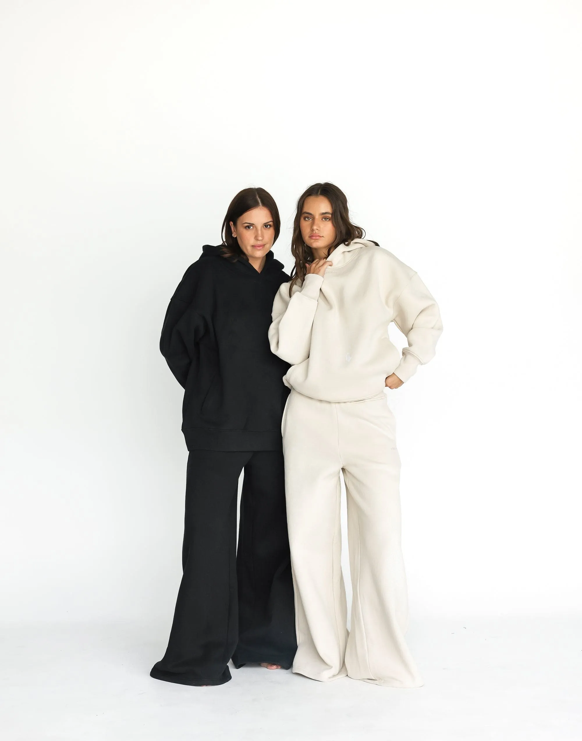 River Wide Leg Tracksuit Pants (Black) sold by Charcoal Clothing product image thumbnail 3