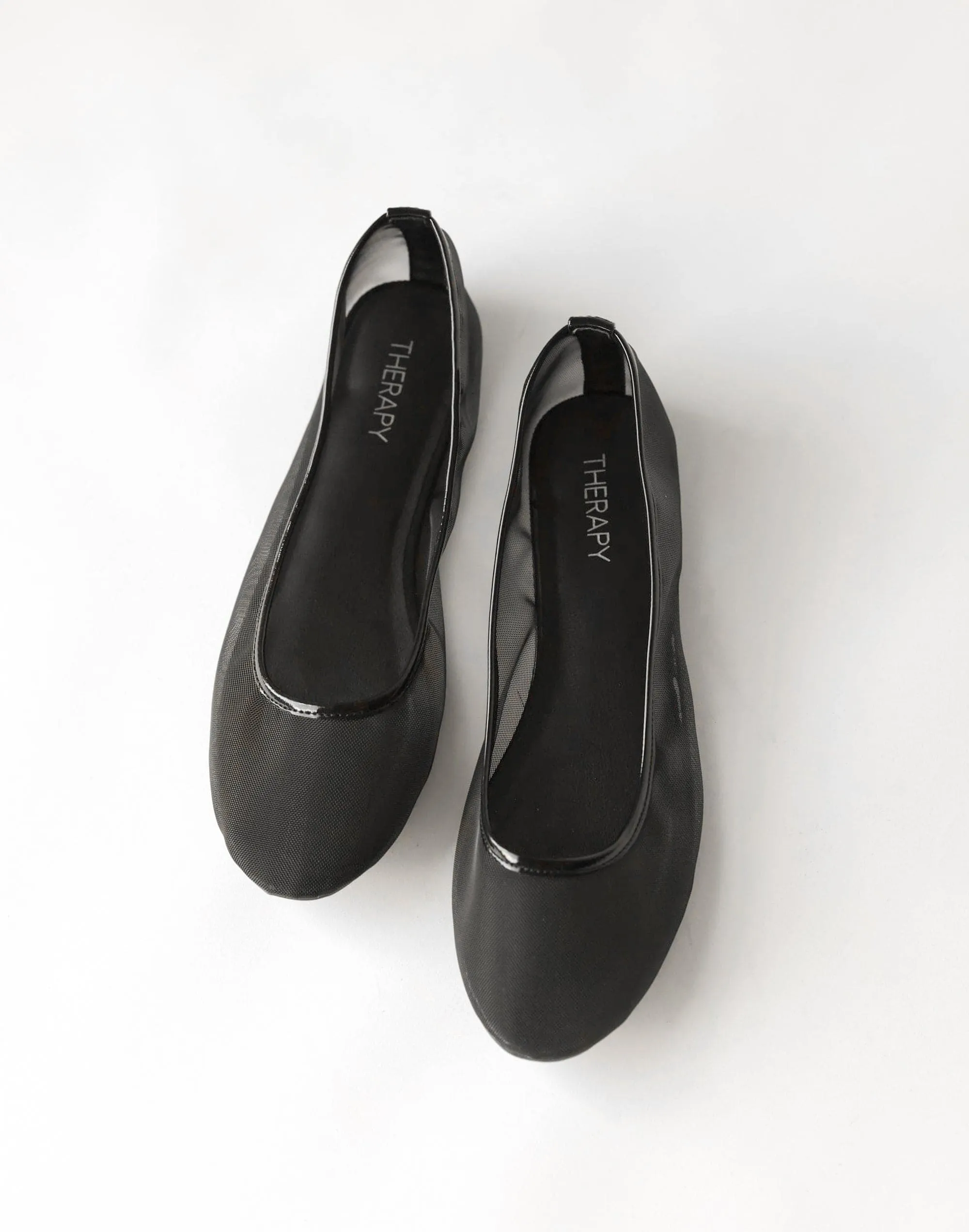 Arlo Ballet Flat (Black Crinkle PU) - By Therapy sold by Charcoal Clothing product image thumbnail 4