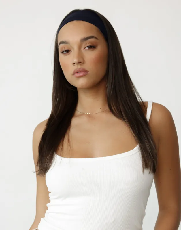 Carmen Headband (Navy) sold by Charcoal Clothing