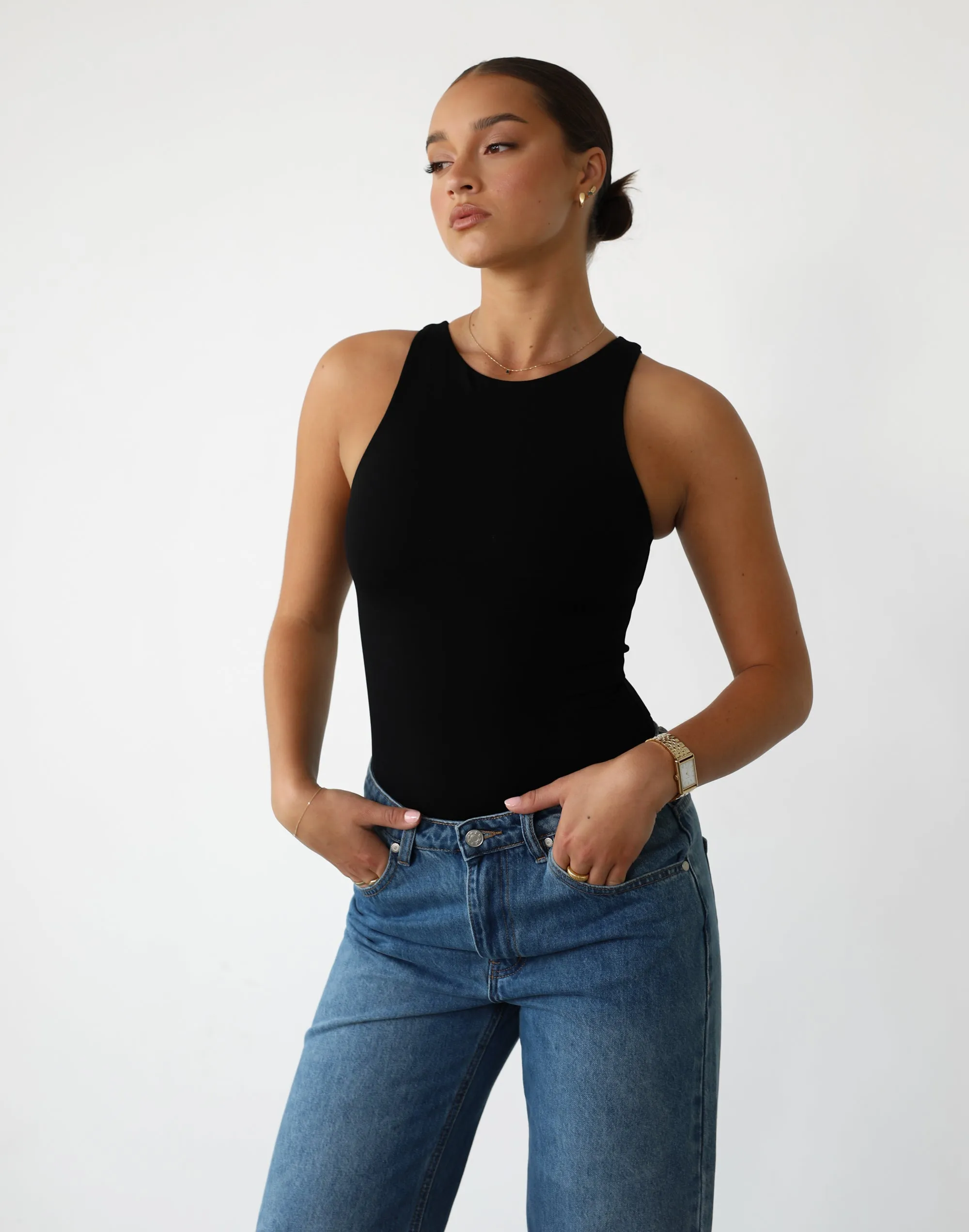 Vivid Bodysuit (Black) sold by Charcoal Clothing