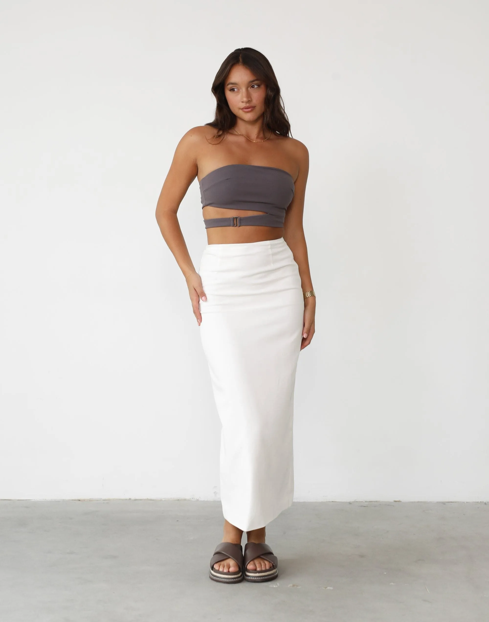 Kristin Top (Slate) sold by Charcoal Clothing product image thumbnail 2