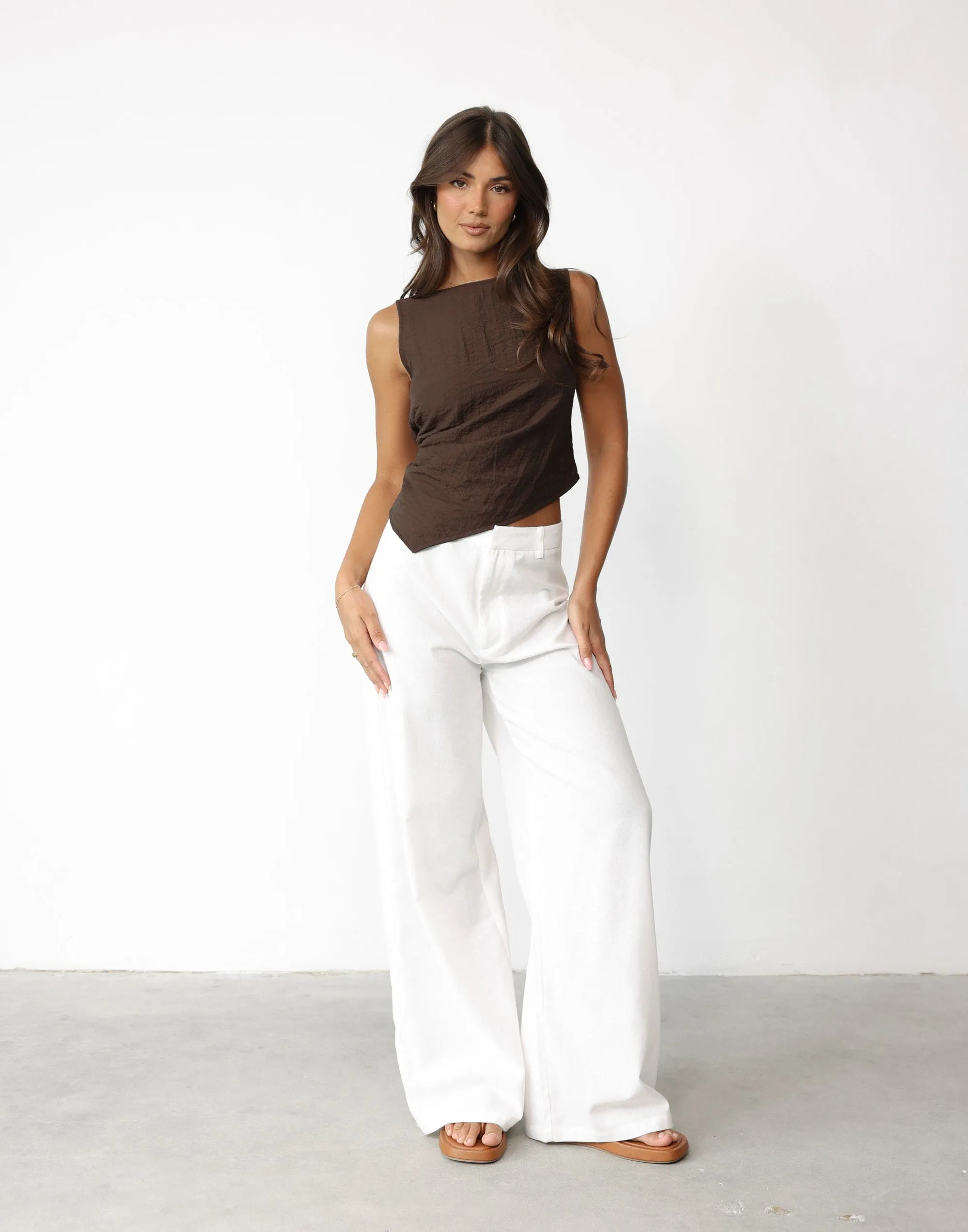 Antonia Top (Chocolate) sold by Charcoal Clothing product image thumbnail 3