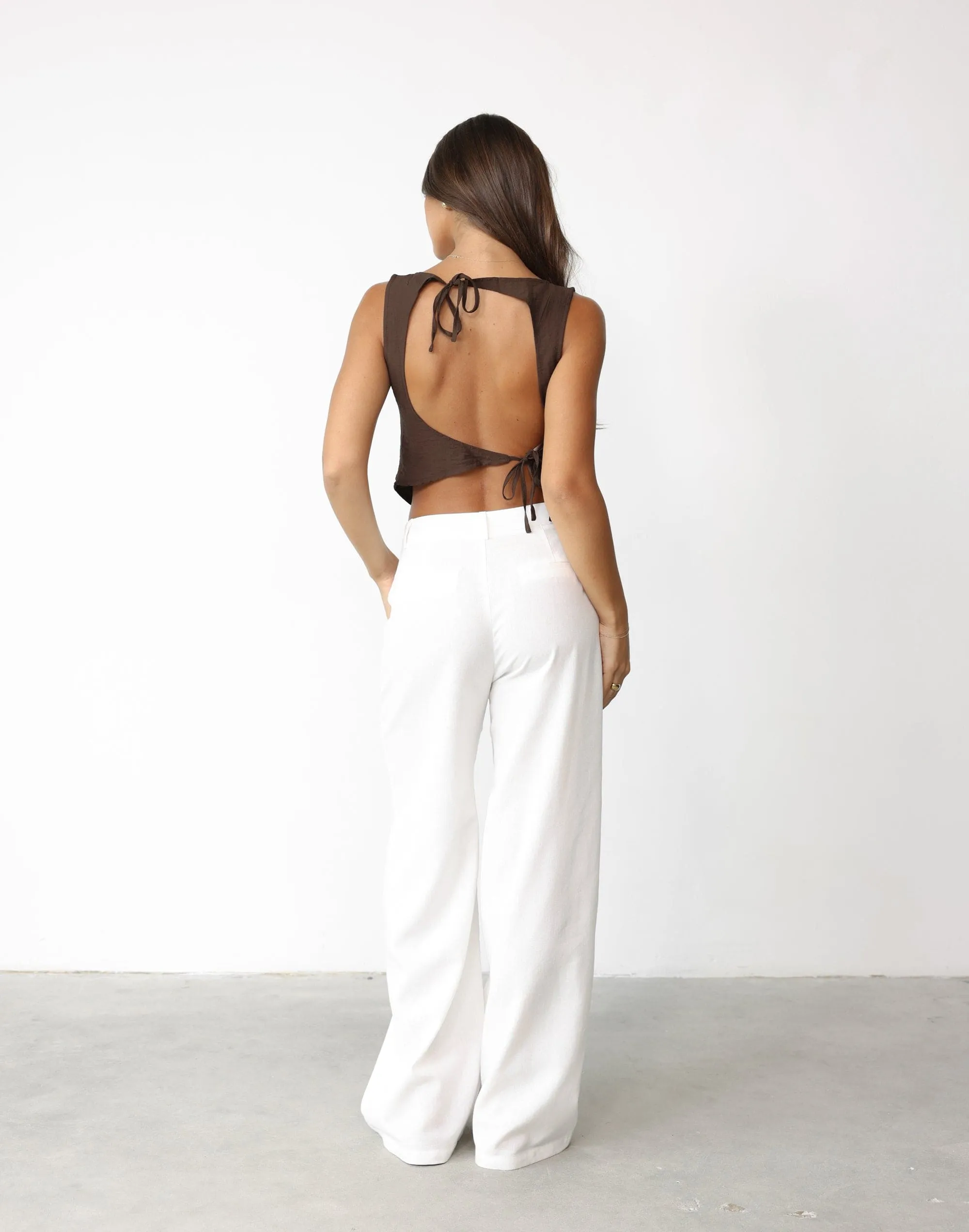 Antonia Top (Chocolate) sold by Charcoal Clothing product image thumbnail 2