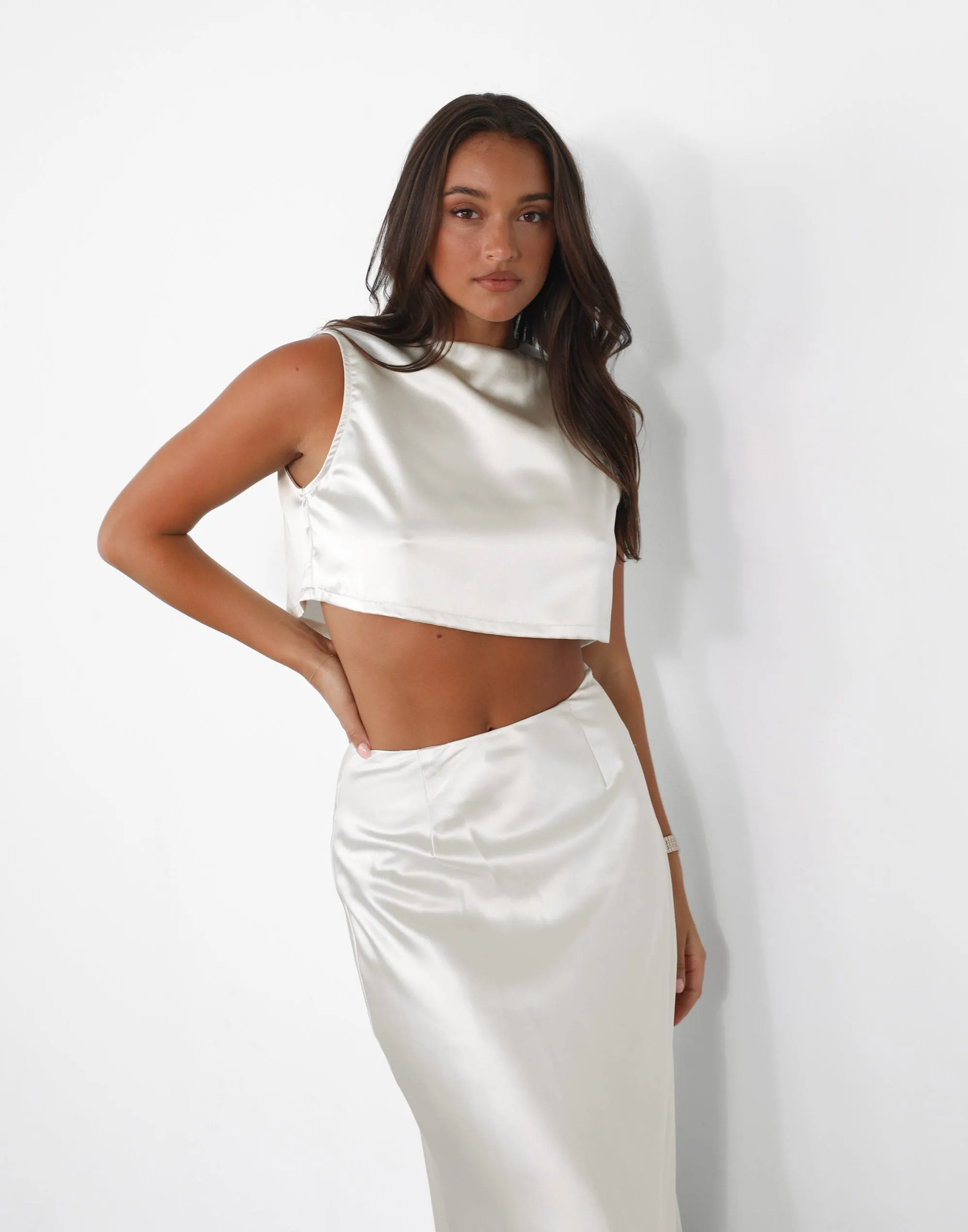 Sincerity Crop Top (Pearl) sold by Charcoal Clothing product image thumbnail 4