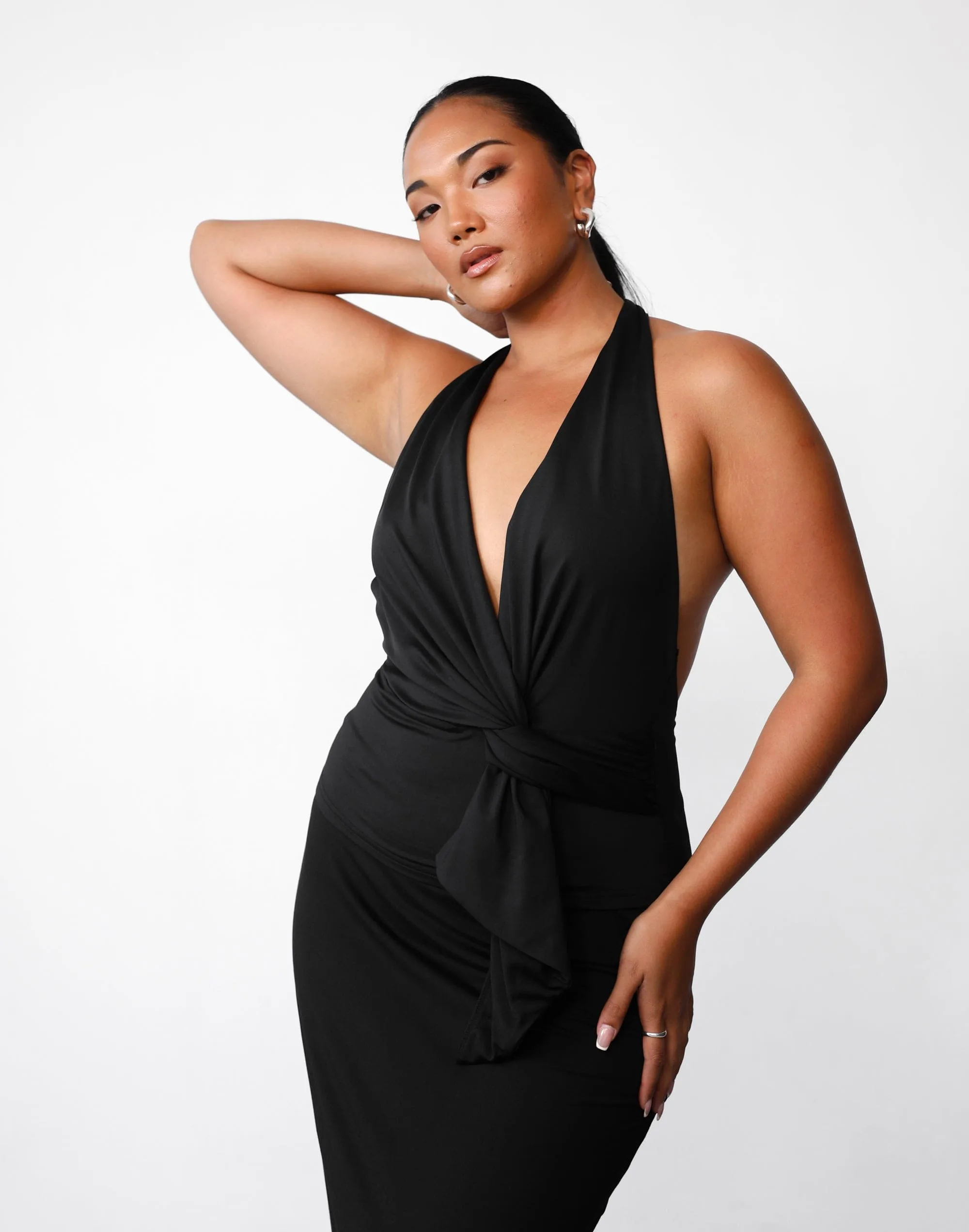 Hallie Halter Top (Black) sold by Charcoal Clothing product image thumbnail 4