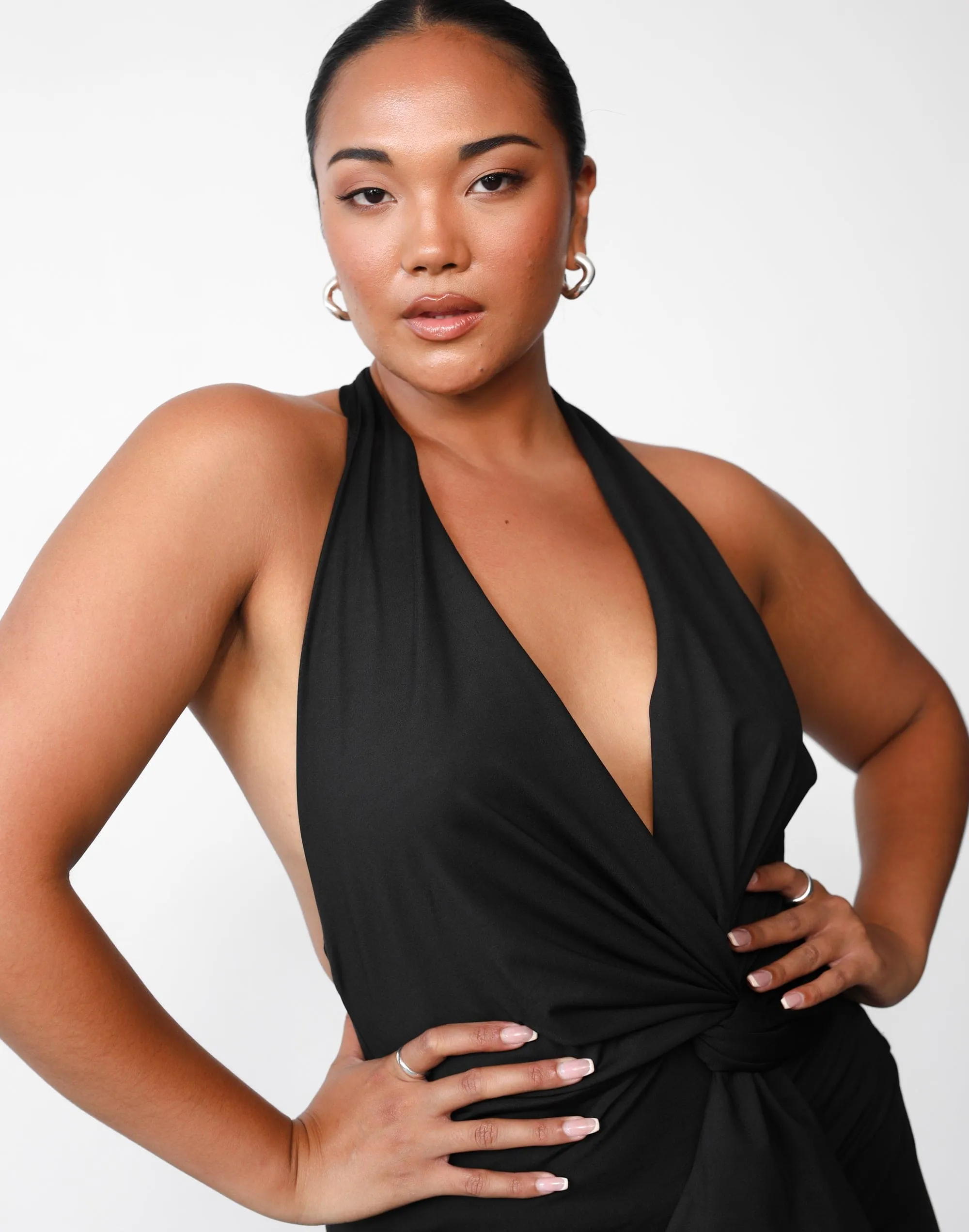 Hallie Halter Top (Black) sold by Charcoal Clothing product image thumbnail 5