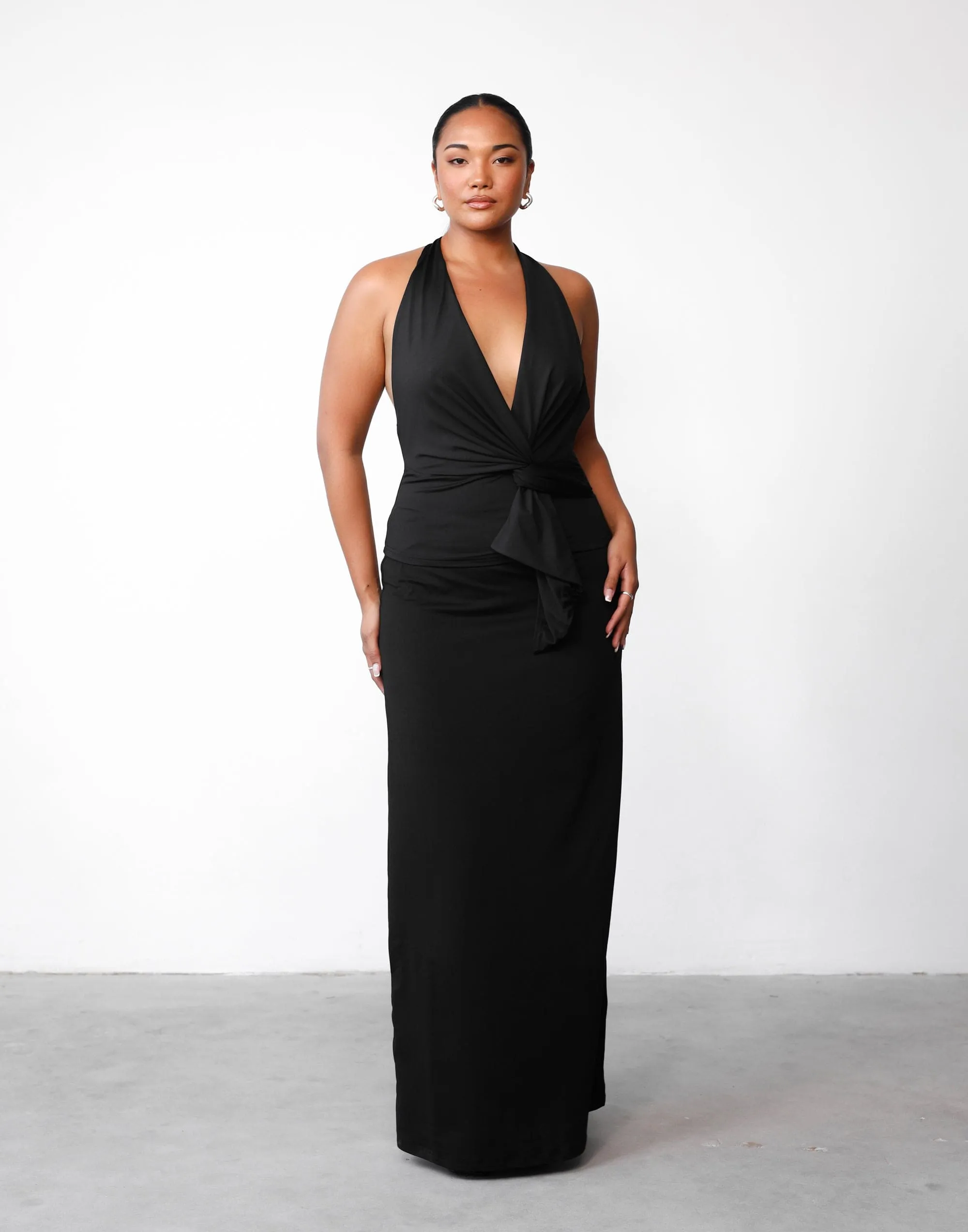 Hallie Halter Top (Black) sold by Charcoal Clothing product image thumbnail 3