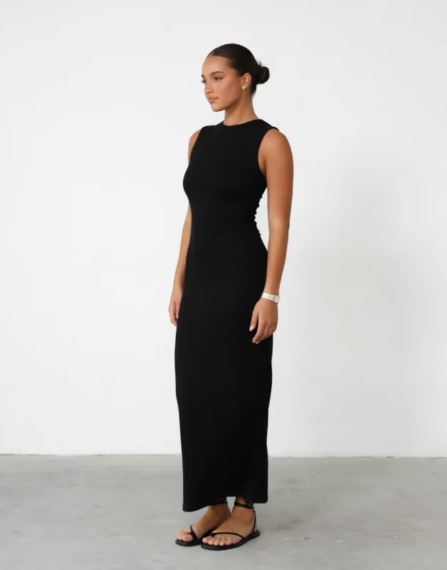 Fable Maxi Dress (Black) sold by Charcoal Clothing