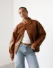 Kenny Bomber (Tan) - By Lioness sold by Charcoal Clothing