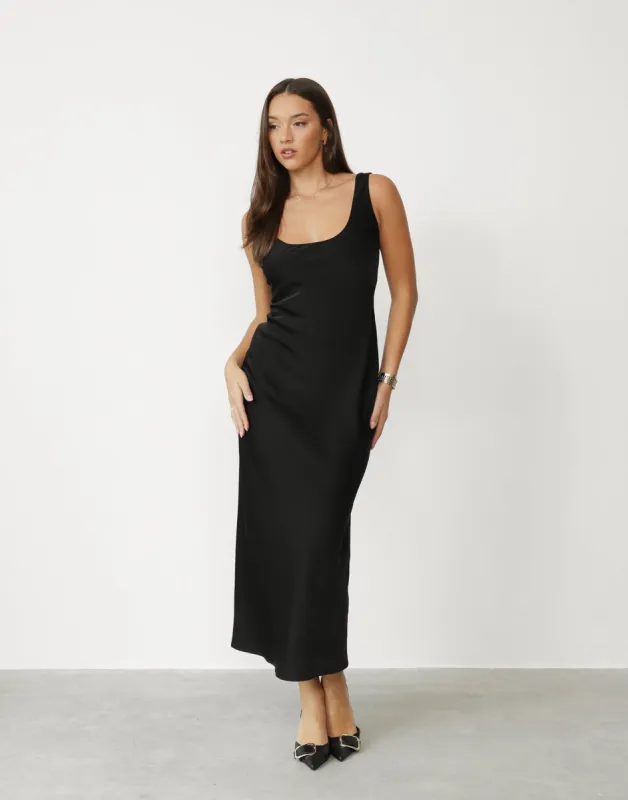 Camillio Maxi Dress (Black) sold by Charcoal Clothing