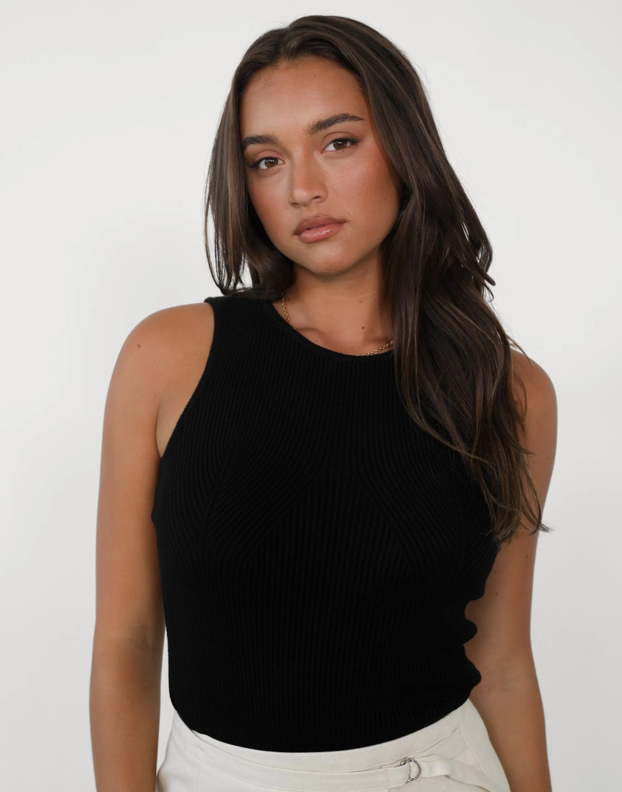 Shan Tank Top (Black) sold by Charcoal Clothing product image thumbnail 2