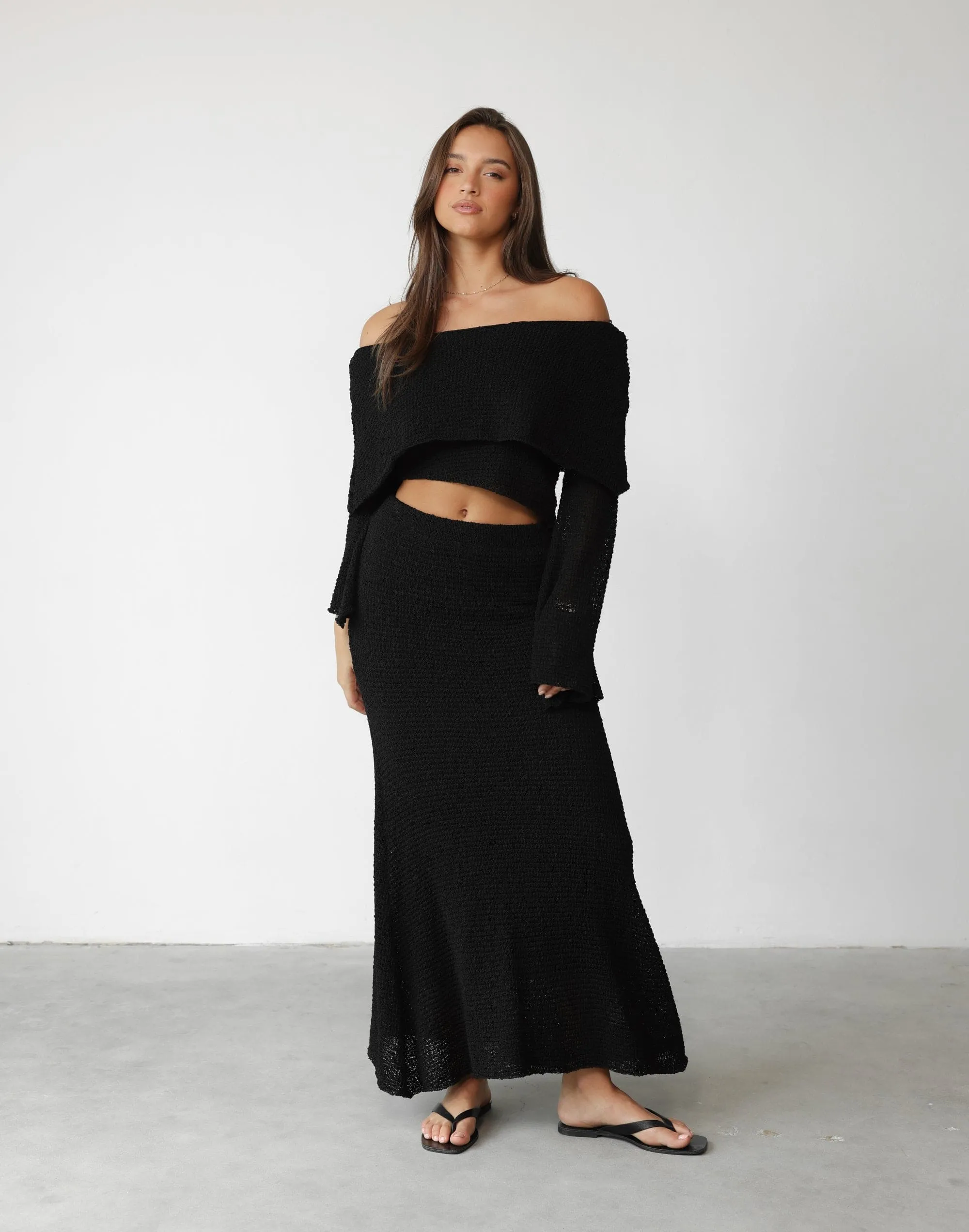 Sundown Maxi Skirt (Black) sold by Charcoal Clothing product image thumbnail 5