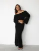 Sundown Maxi Skirt (Black) sold by Charcoal Clothing