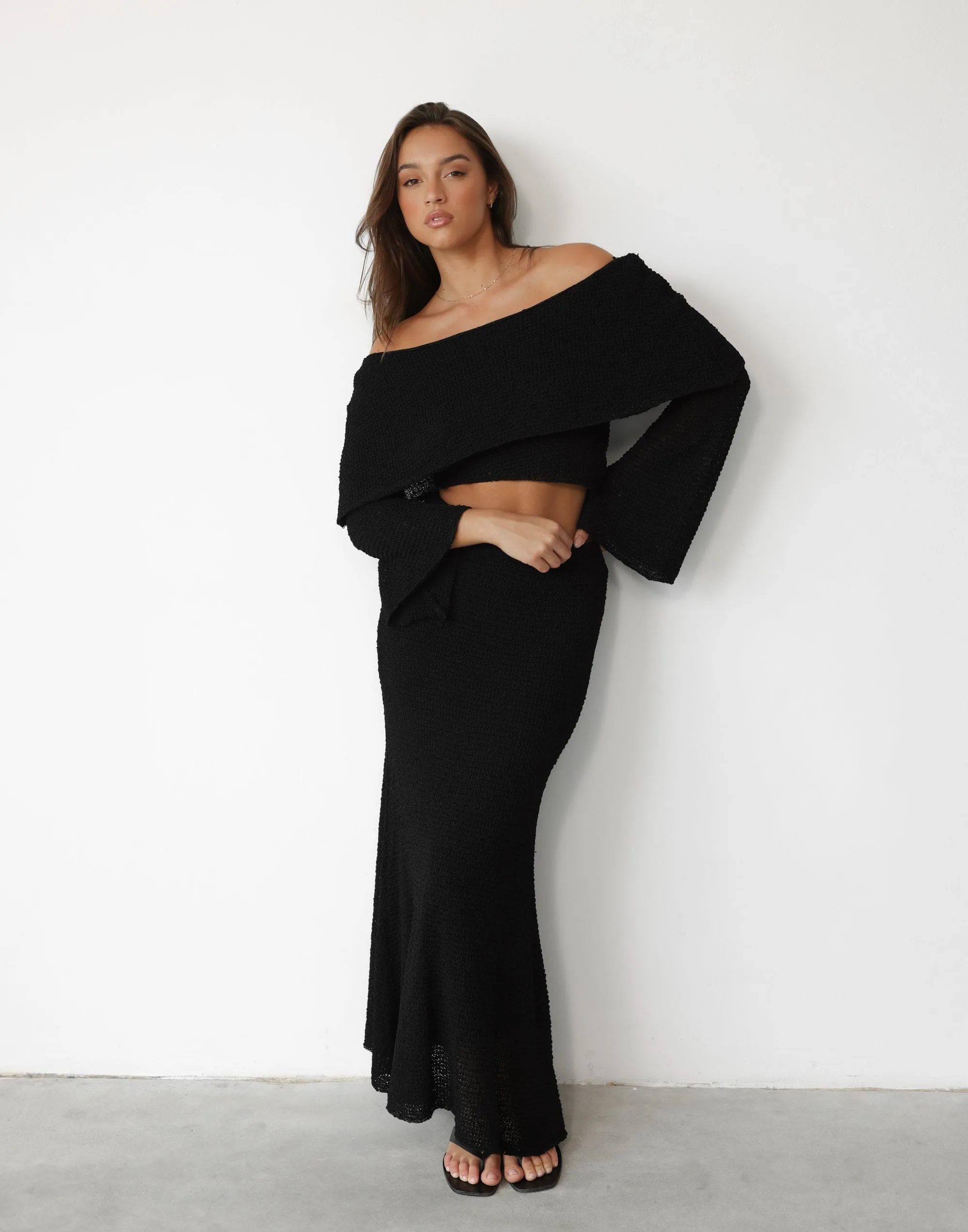 Sundown Maxi Skirt (Black) sold by Charcoal Clothing product image thumbnail 4