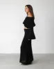 Sundown Maxi Skirt (Black) sold by Charcoal Clothing