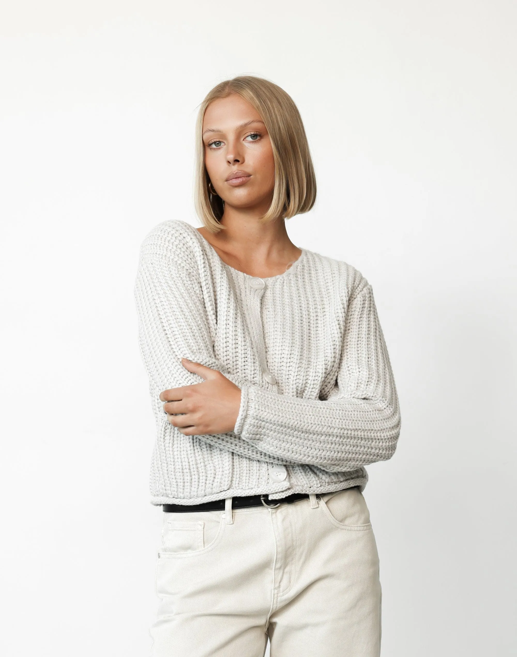 Zoe Cardigan (Grey) sold by Charcoal Clothing product image thumbnail 5