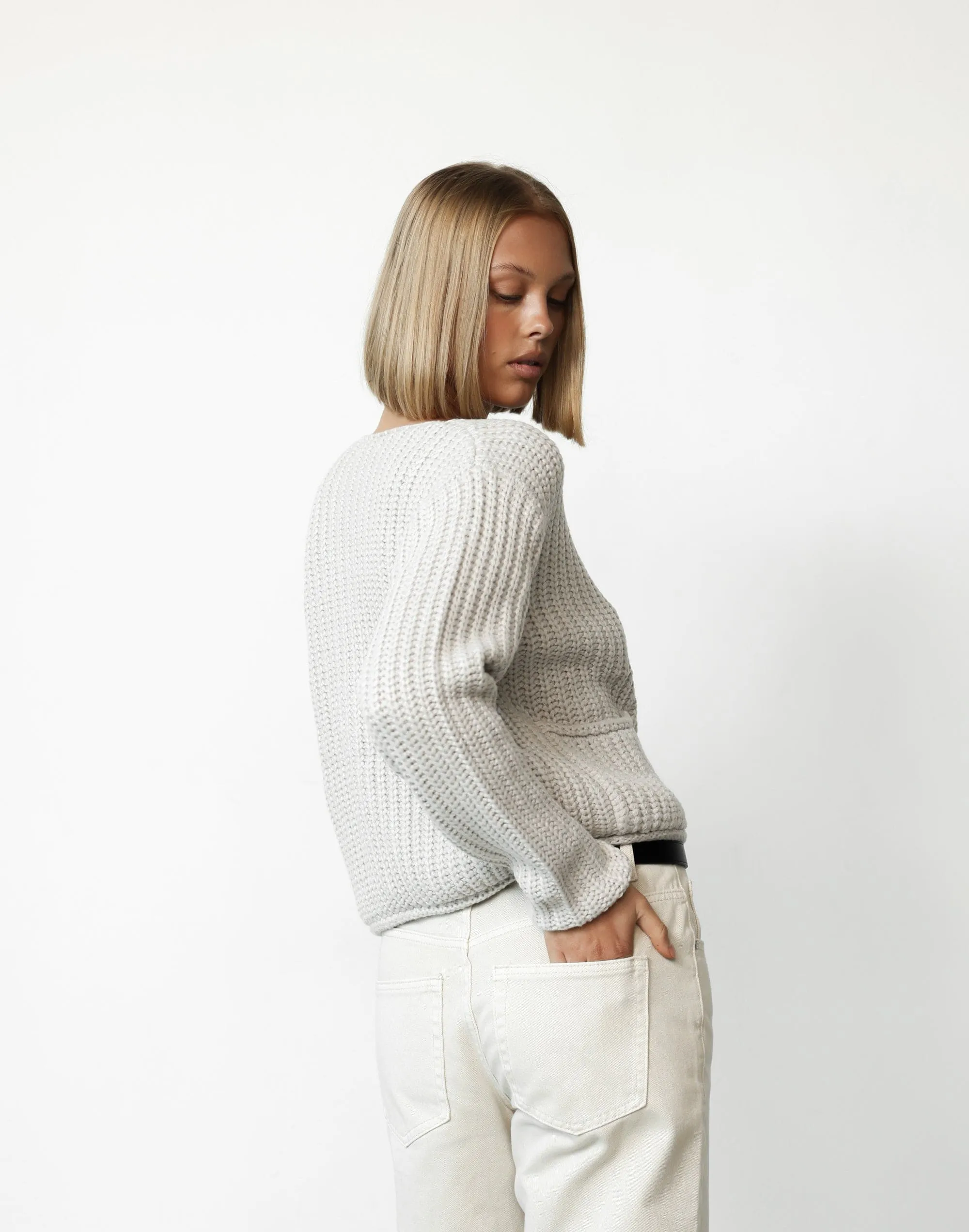 Zoe Cardigan (Grey) sold by Charcoal Clothing product image thumbnail 4